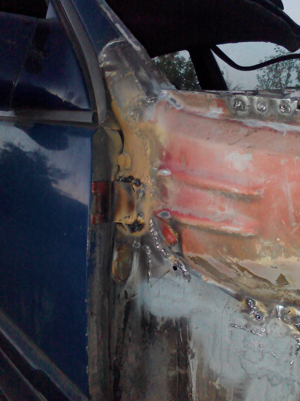 Закончил варить подкапотное. И немного рядом. — Opel Omega A, 2 л ...