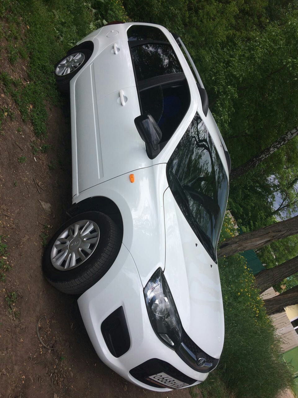 Ручки в цвет машины — Lada Калина 2 универсал, 1,6 л, 2016 года ...