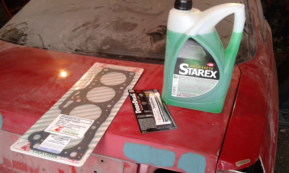 Замена прокладки гбц — Mazda 626 III (GD), 2 л, 1988 года | своими ...