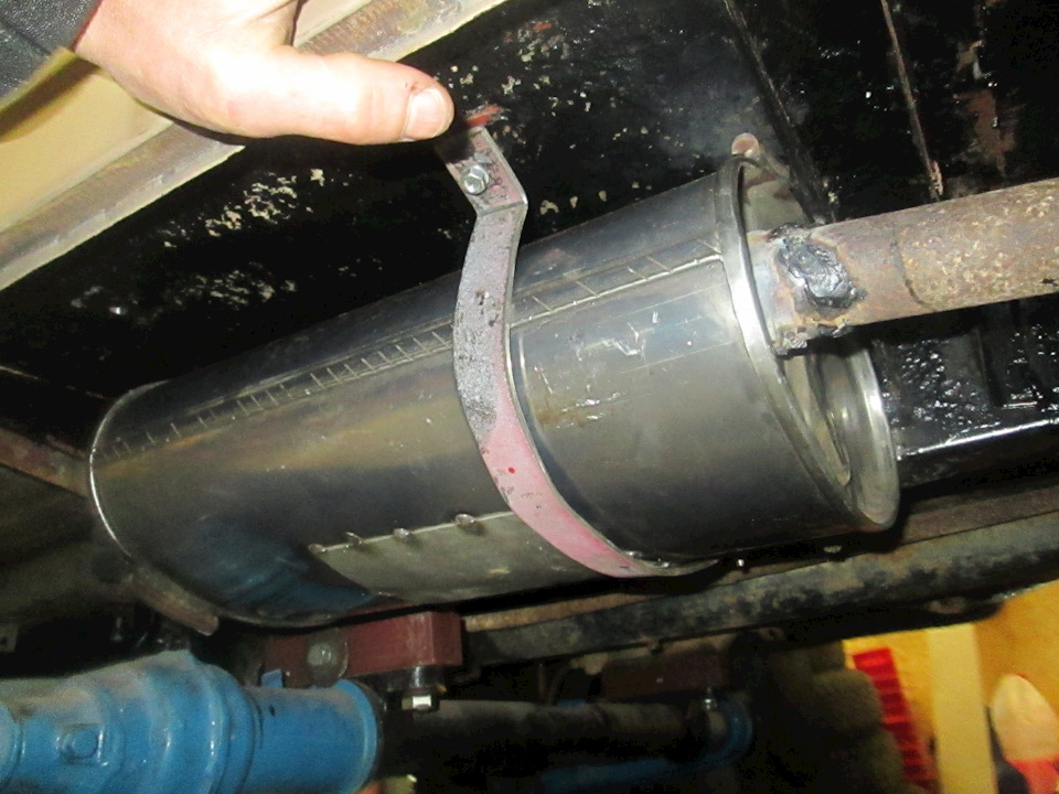 Установка выхлопной системы — ЛуАЗ 969, 1,2 л, 1985 года | тюнинг | DRIVE2