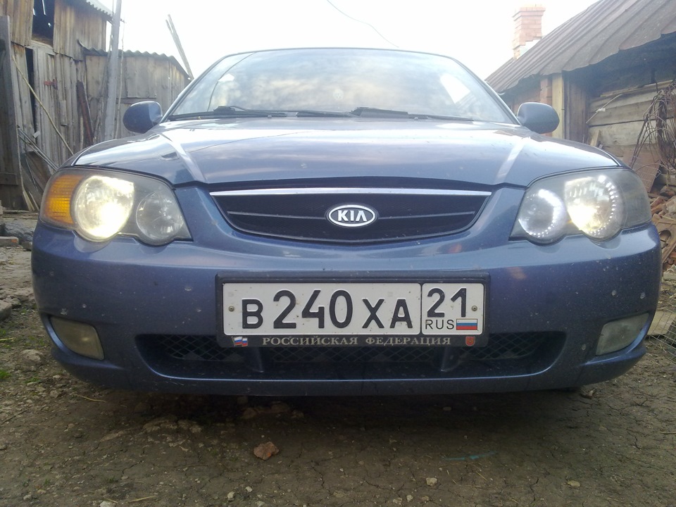 подсветка глазок — KIA Shuma II, 1,6 л, 2004 года | тюнинг | DRIVE2