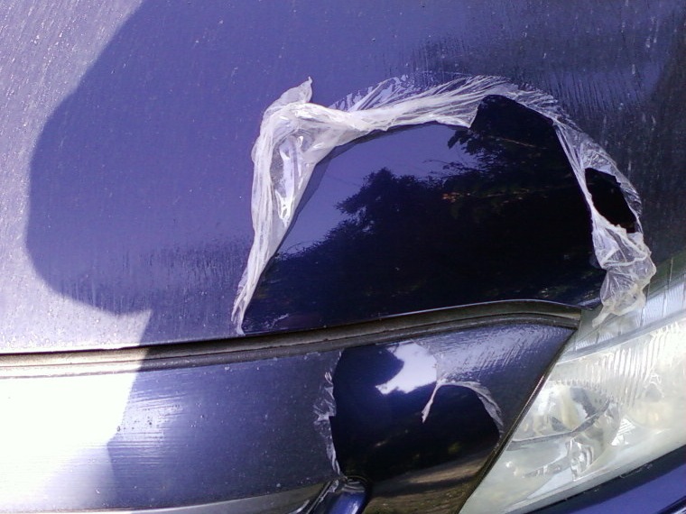 I recommend - tested on myself  liquid cover part 2 photos included - Toyota Corolla 16 L 2007