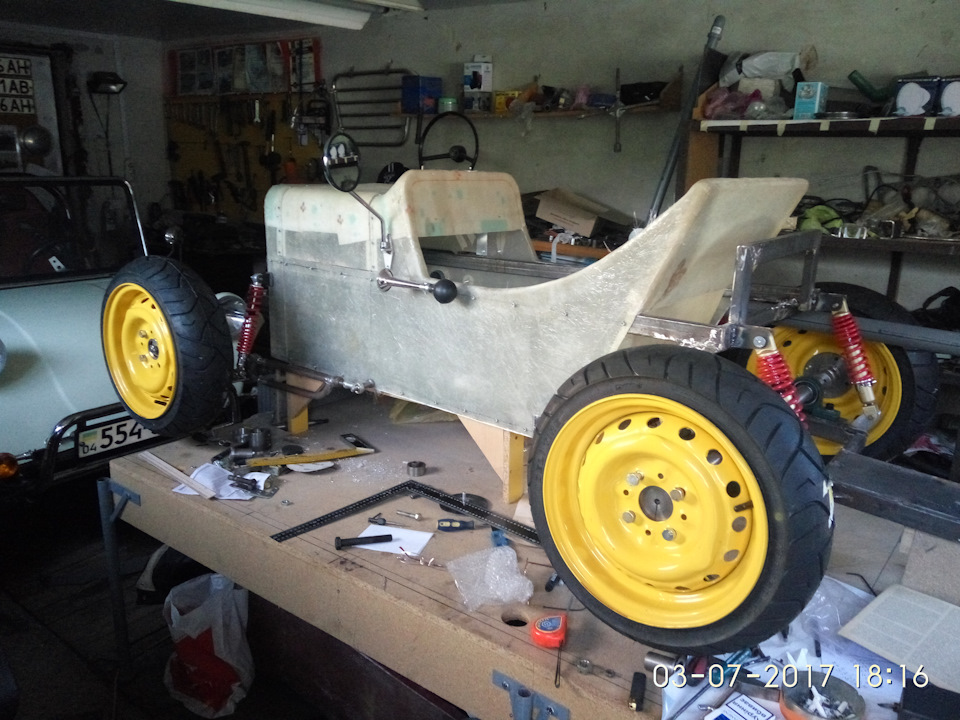 Продолжаем.Как то так.4 — Vintage Cycle Kart, 0,5 л, 2017 года