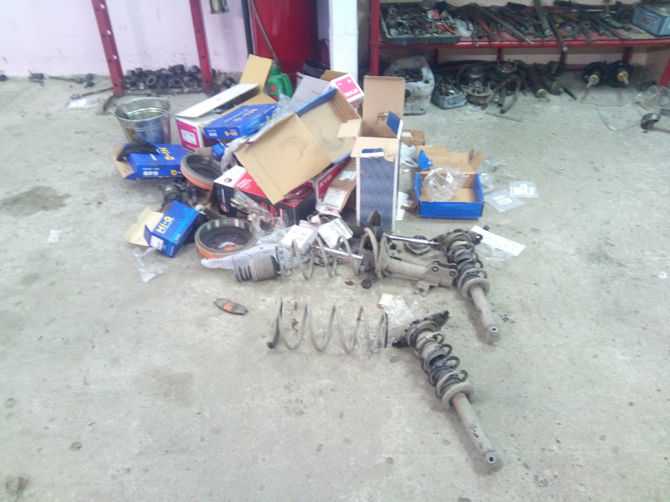 Переворот #4 (подвеска + ходовая) — Nissan Almera Classic (B10), 1,6 л ...