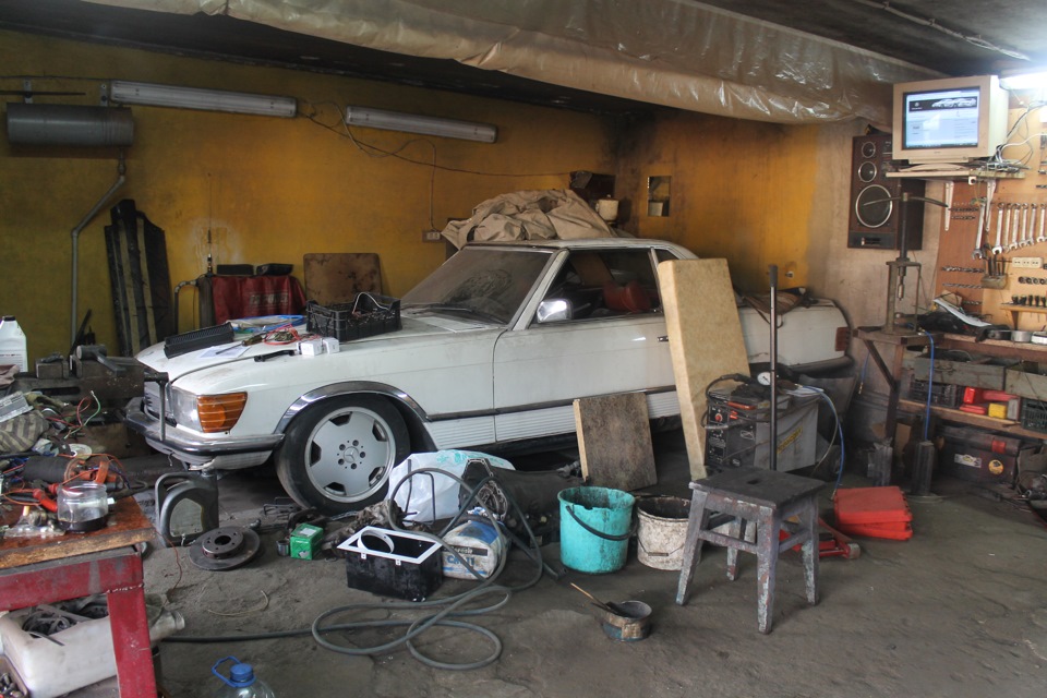 Ускорение 0-100, диагностика СТАР диагностом+ кабриолет SL 107 ...