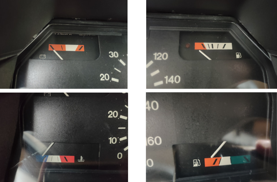 Шкалы датчиков раскрашены по иному, непривычно — Москвич Святогор