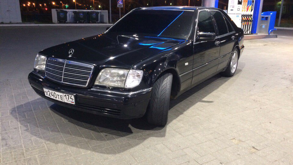 mercedes w140 тонированный