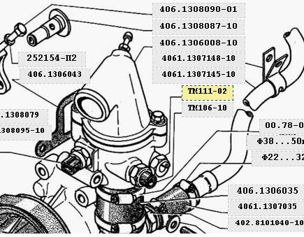 Система охлаждения газ 2217 соболь схема