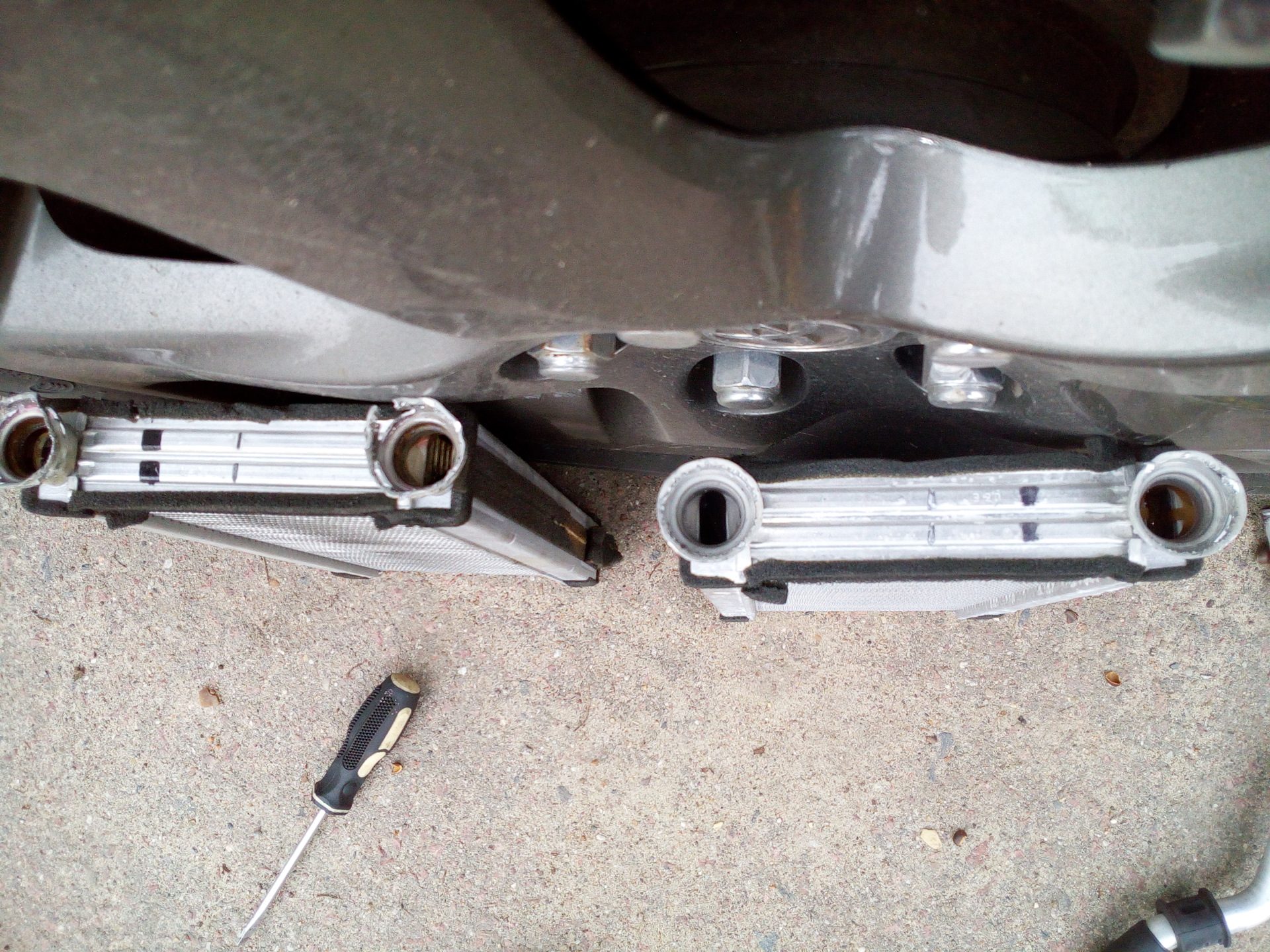 Замена радиатора печки, Марк 110. — Toyota Mark II Blit, 2,5 л, 2002 ...