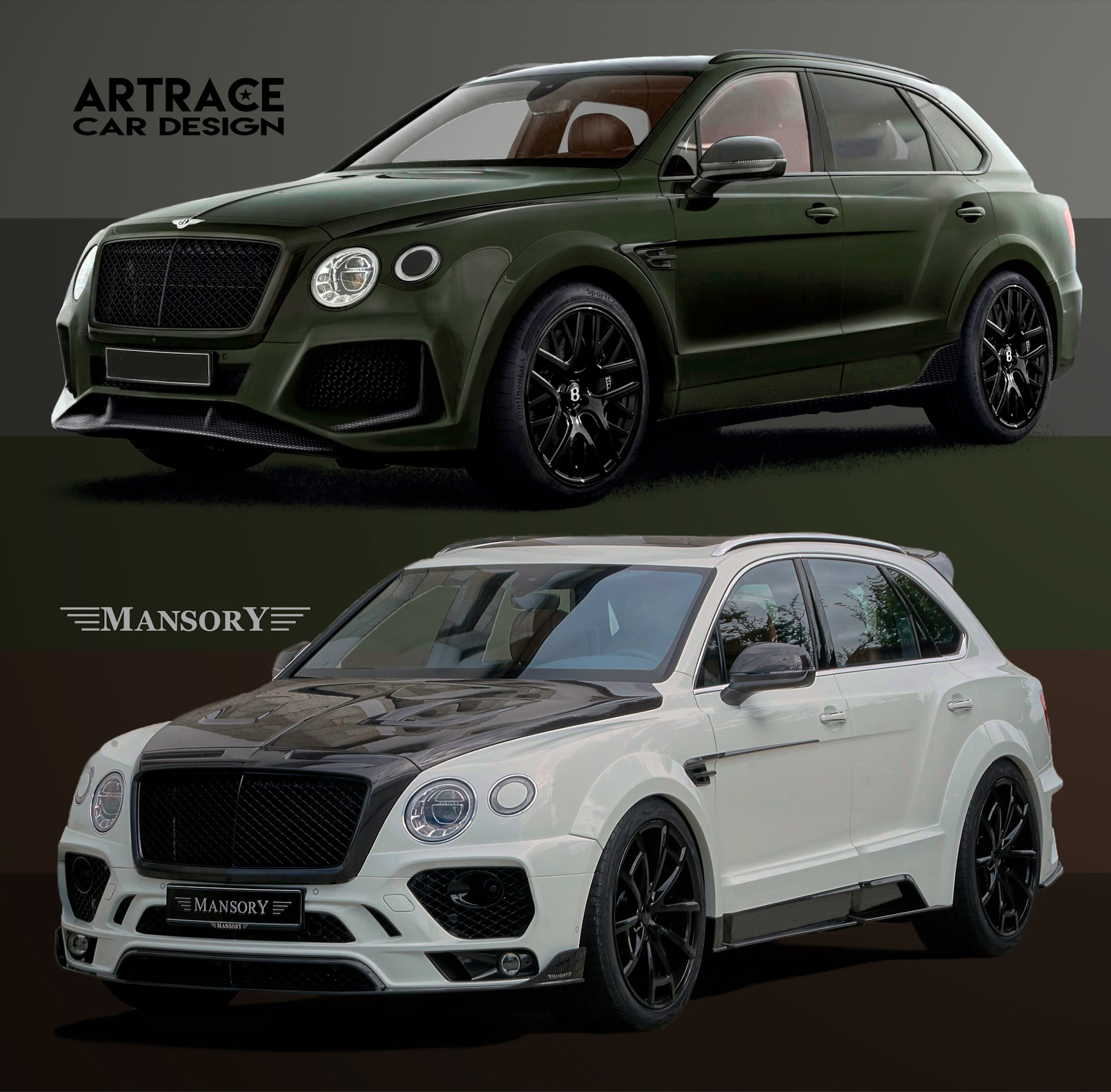 Bentley Bentayga. Artrace vs Mansory. — Сообщество «Автотюнинг» на DRIVE2