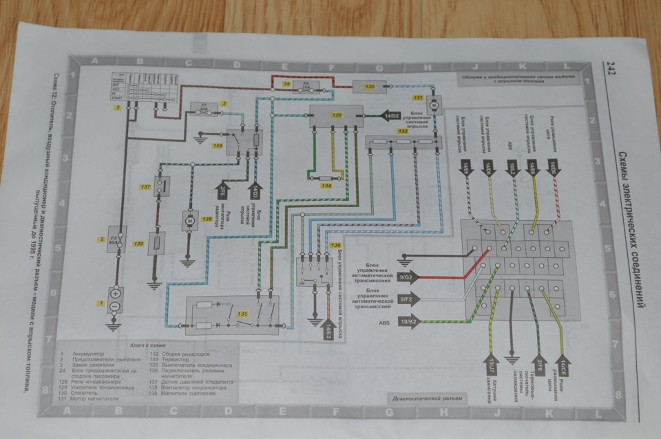 Схема проводки mazda familia