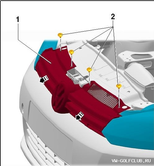 Как снять передний бампер джетта Замена ламп D1S на Philips Xenon X-tremeVision gen2 - Volkswagen Golf Mk6, 1,4 л