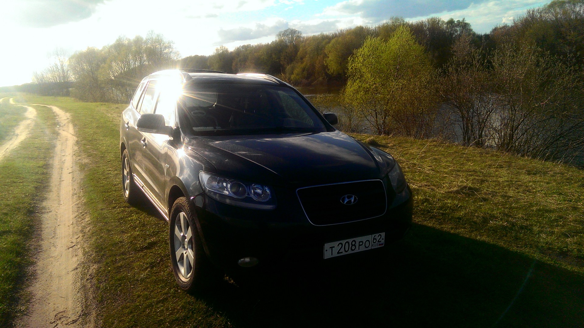 Hyundai Santa Fe (2G) 2.7 бензиновый 2008 | Черный Санта 2.7i V6 4WD на  DRIVE2