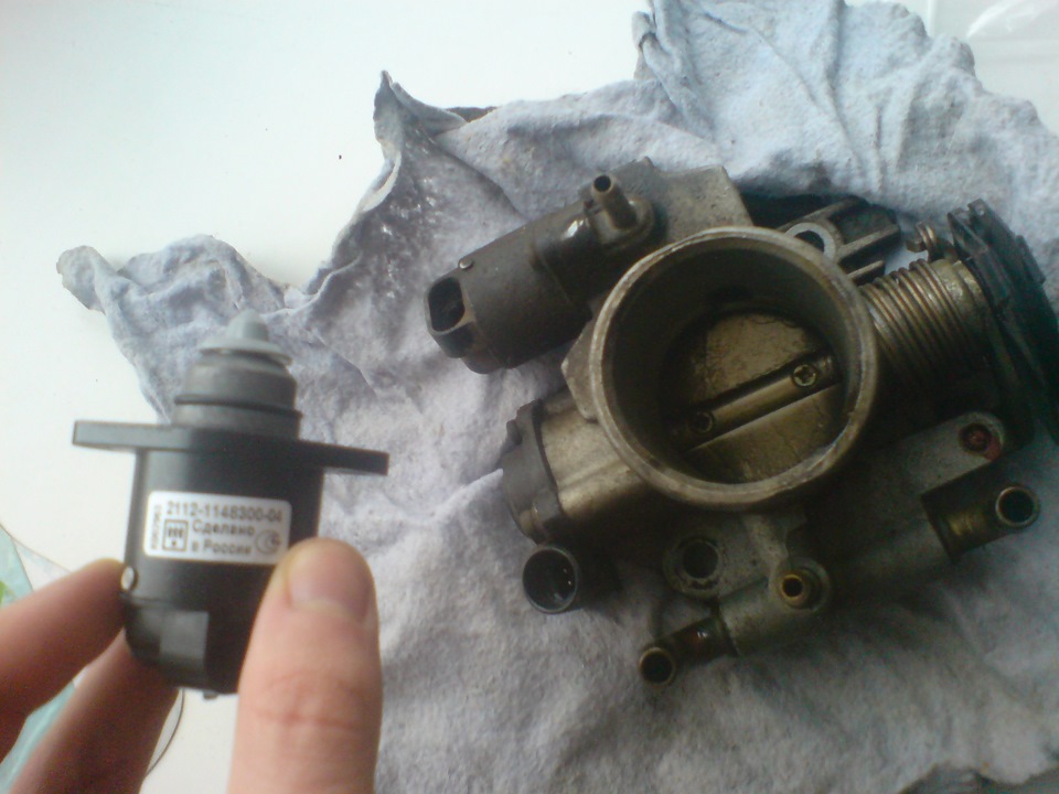 Замена РХХ и чистка дроссельной заслонки — Lada 21124, 1,6 л, 2006 года ...