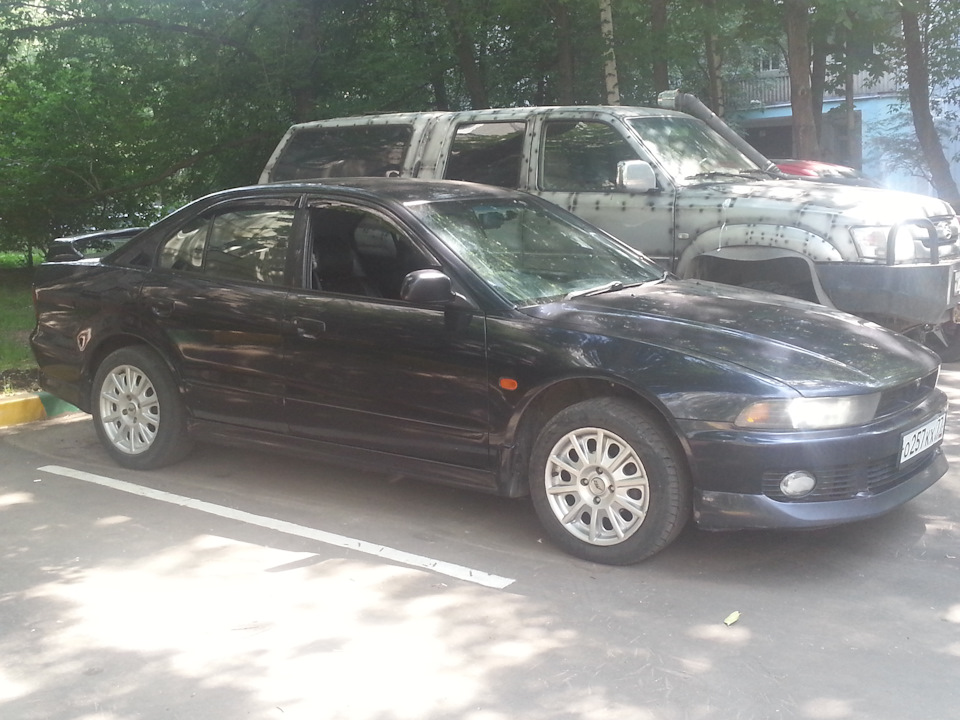 Первые 16 колеса. На таких купил — Mitsubishi Galant (8G)