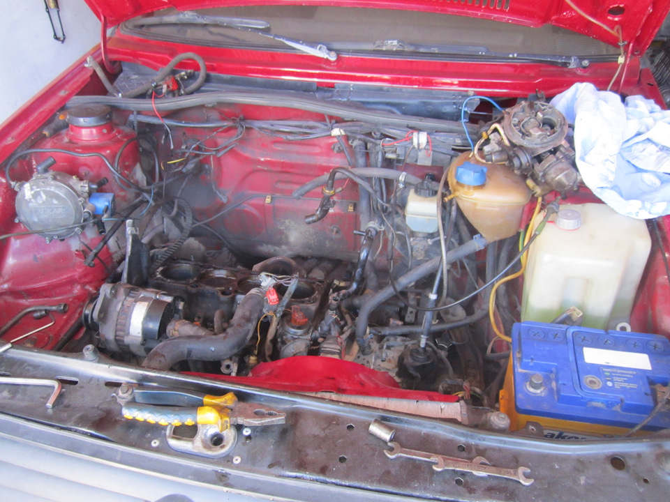 Жрет масло будем менять кольца вкладыши, ремонтировать головку ...