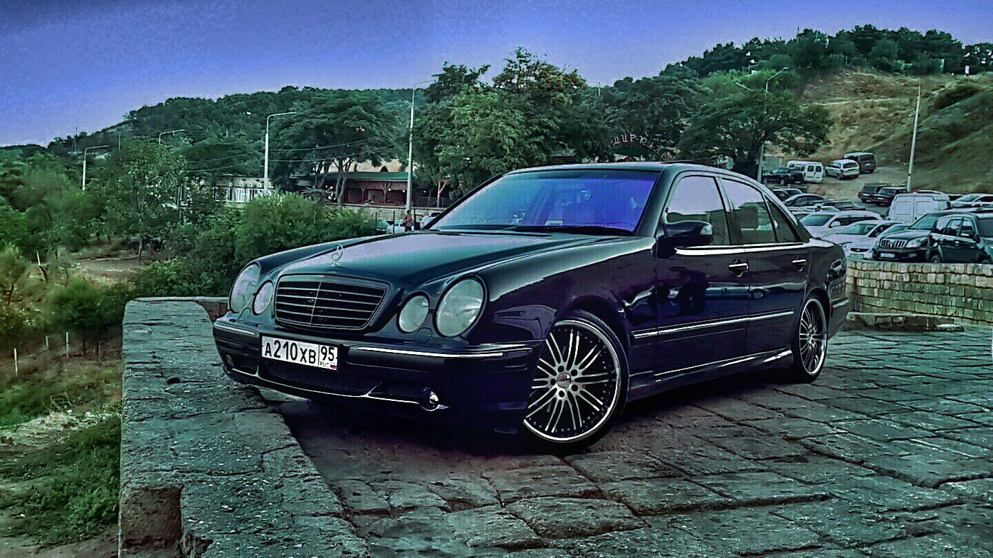 Mercedes-Benz E-class (W210) 3.2 бензиновый 2002 | Машина огонь на DRIVE2