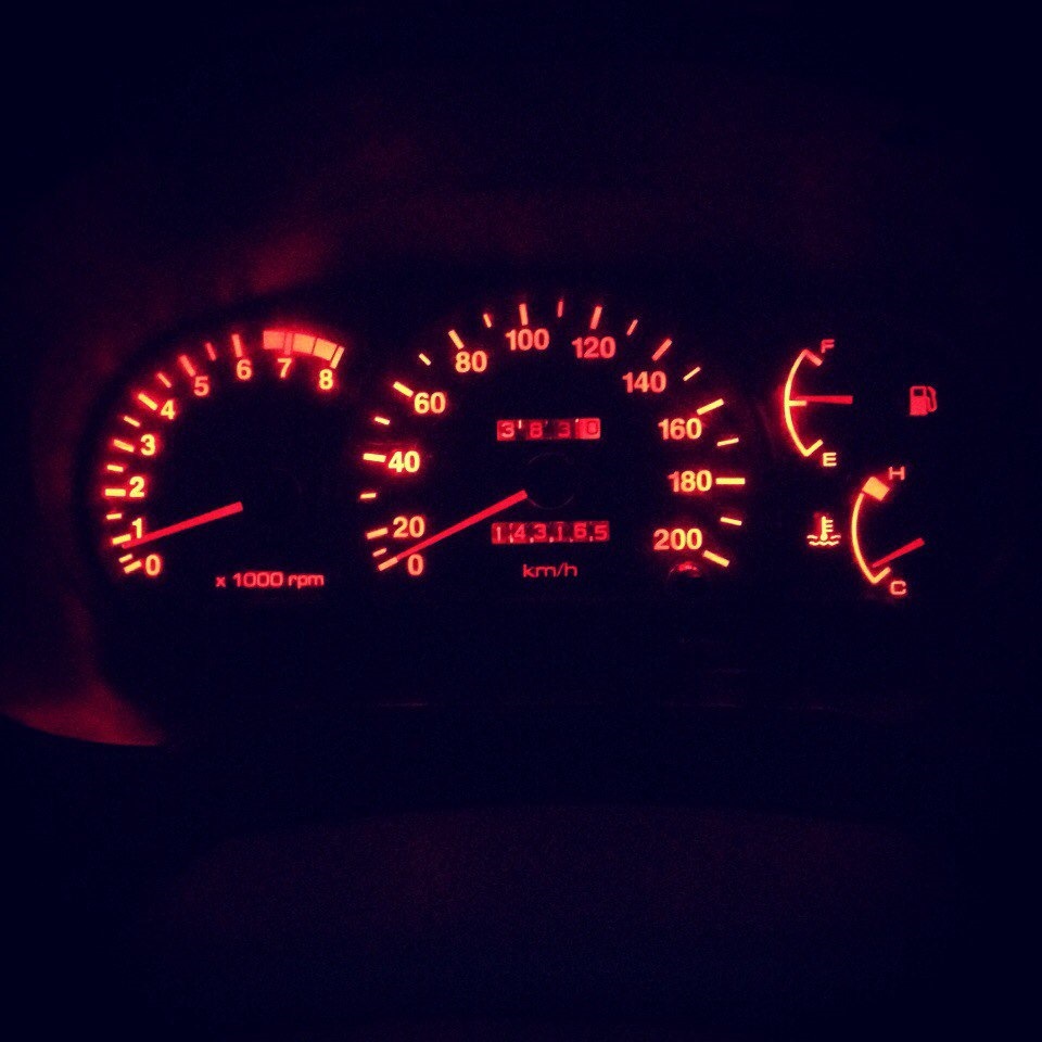 Подсветка приборной доски — Hyundai Accent (2G), 2008 года | фотография ...