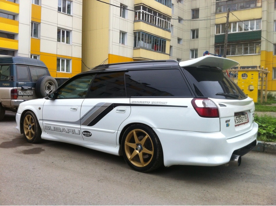 subaru legacy bh5 спойлер