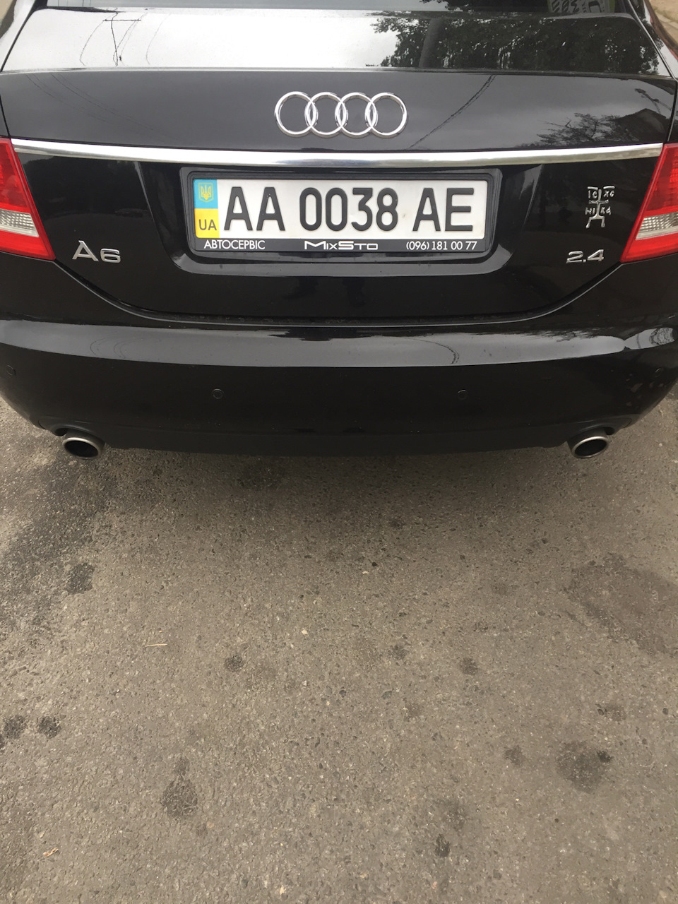 Рамки 2 рамки в цвет машины! — Audi A6 (C6), 2,4 л, 2006 года | аксессуары  | DRIVE2