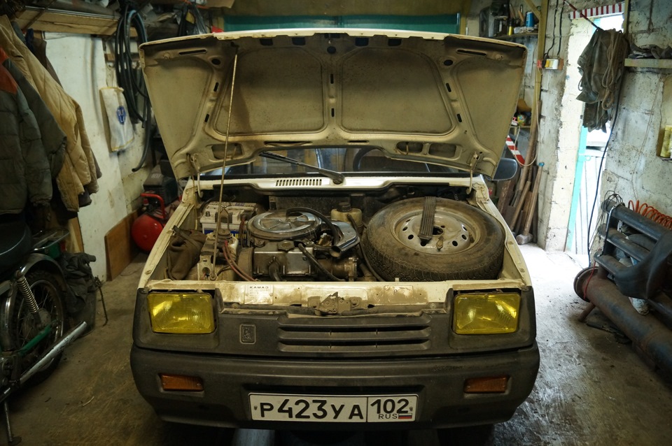 Замена сцепления на Оке. Day first. — Lada 11113 Ока, 0,8 л, 2001 года ...