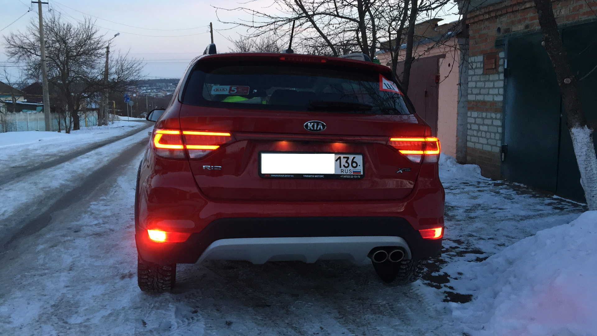 KIA Rio X-Line 1.6 бензиновый 2018 | ReD_rEd_RED на DRIVE2