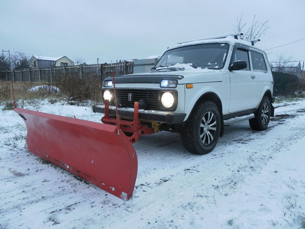 Нива с ковшом для чистки снега. — Сообщество «Курилка» на DRIVE2