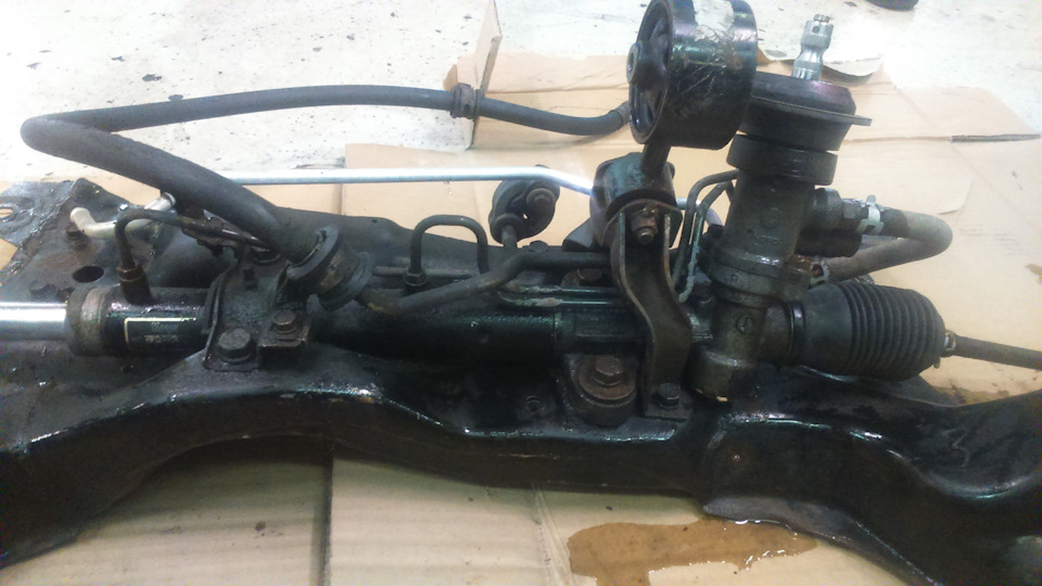 Доработка рулевой рейки под полный привод — Mitsubishi Lancer IX, 2 л ...