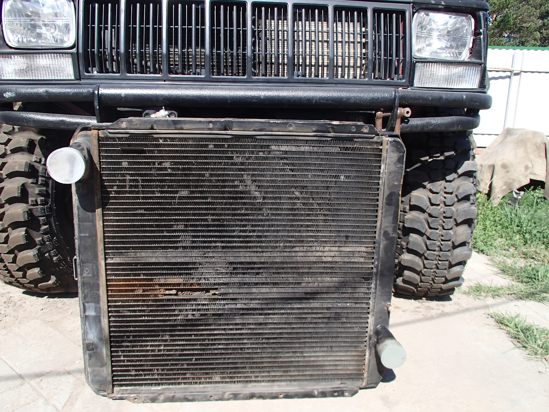 Jeep xj radiator upgrade