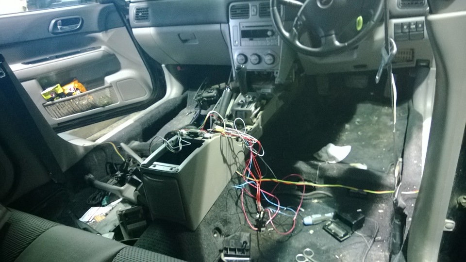 подогрев сидений, Емеля УК-2 — Subaru Forester (SG), 2 л, 2003 года ...