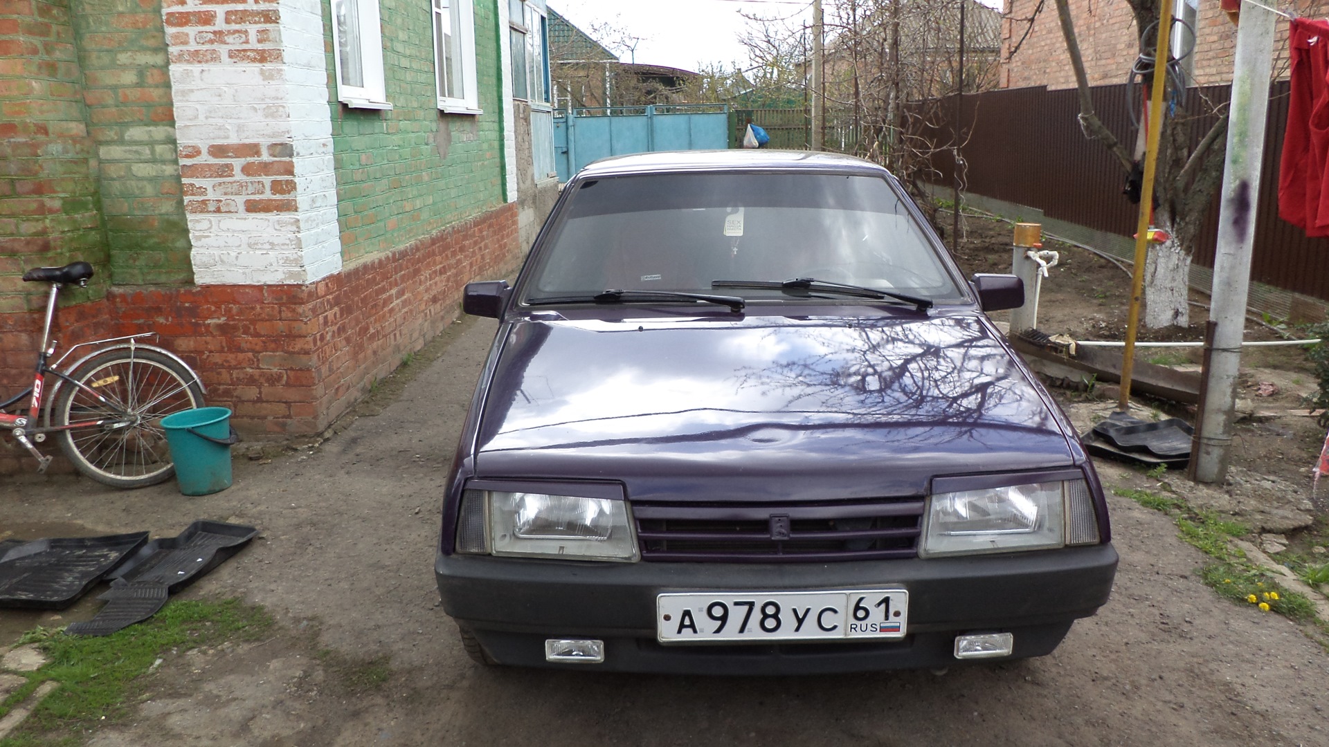 Lada 21099 1.5 бензиновый 1999 | Лада седан-баклажан на DRIVE2