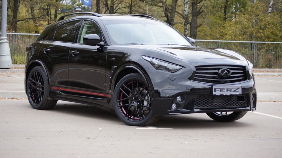 Black in Black - Infiniti FX (2G), 5 л, 2011 года тюнинг DRIVE2