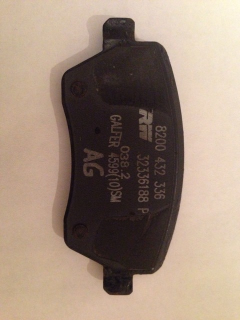 8200432336 Колодки тормозные RENAULT | Запчасти на DRIVE2