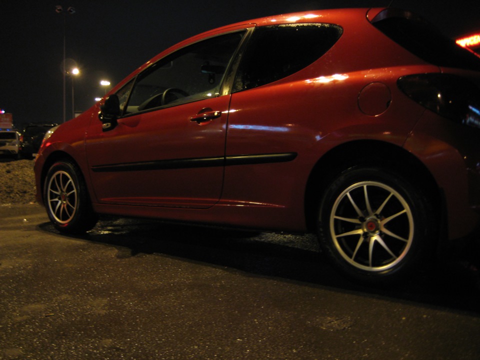 Диски на зиму ) — Peugeot 207, 1,4 л, 2008 года | колёсные диски | DRIVE2