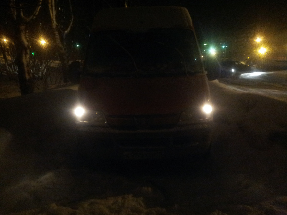 Замена габаритных лампочек на диоды и обратно — Peugeot Boxer (1G), 2 л ...