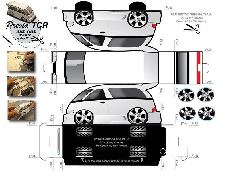Тойота из бумаги схема Для тех кому нечем заняться - Toyota Aristo (I), 3 л, 1996 года просто так DRIVE