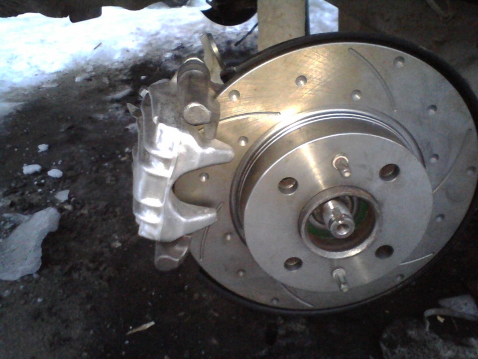 Задние дисковые тормоза калина спорт