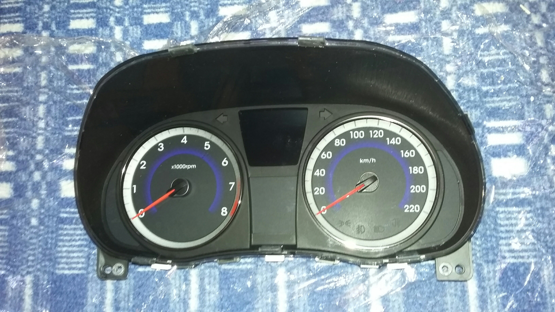 Приборная панель Солярис. — Hyundai Solaris Hatchback, 1,4 л, 2015 года ...