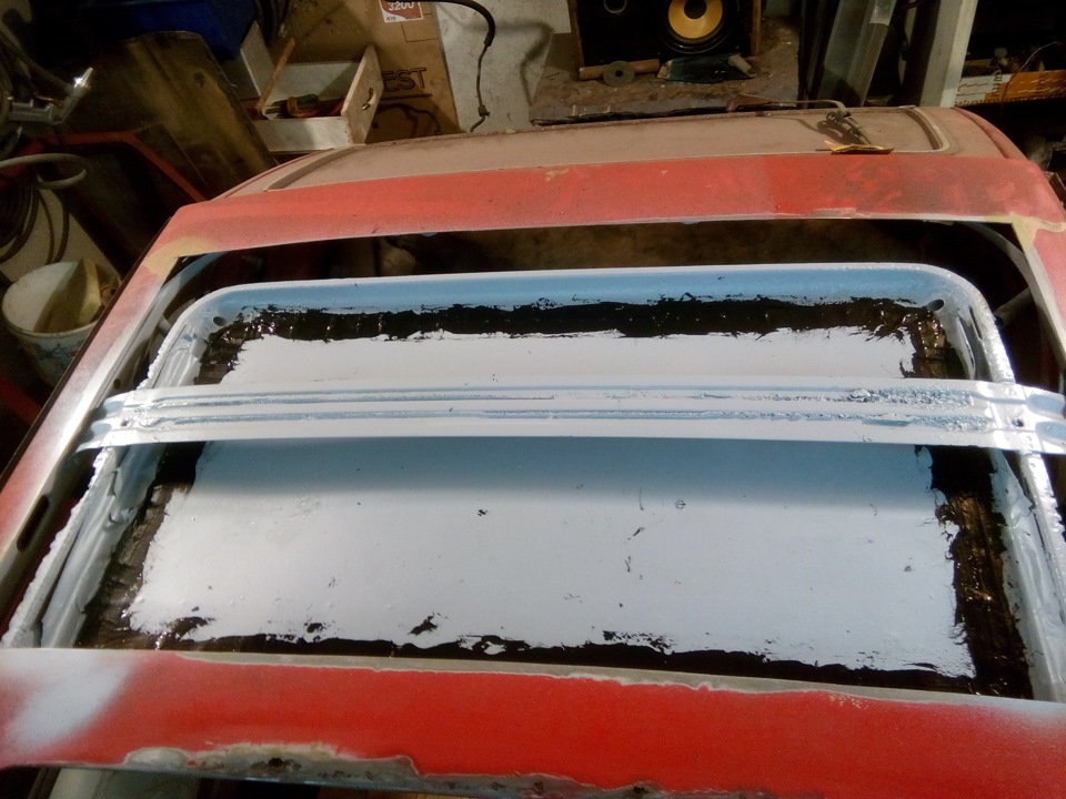 Шовный герметик — Opel Kadett D