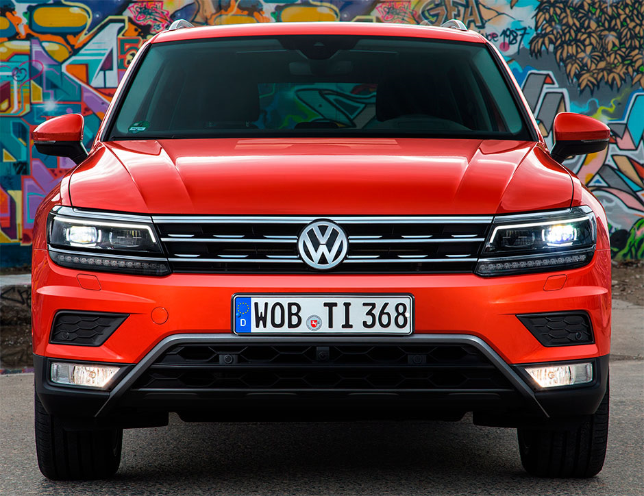 VW Tiguan Orange