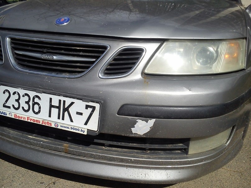 Куплю передний бампер и итоги осмотра авто после ДТП — Saab 9-3 (2G), 2 ...