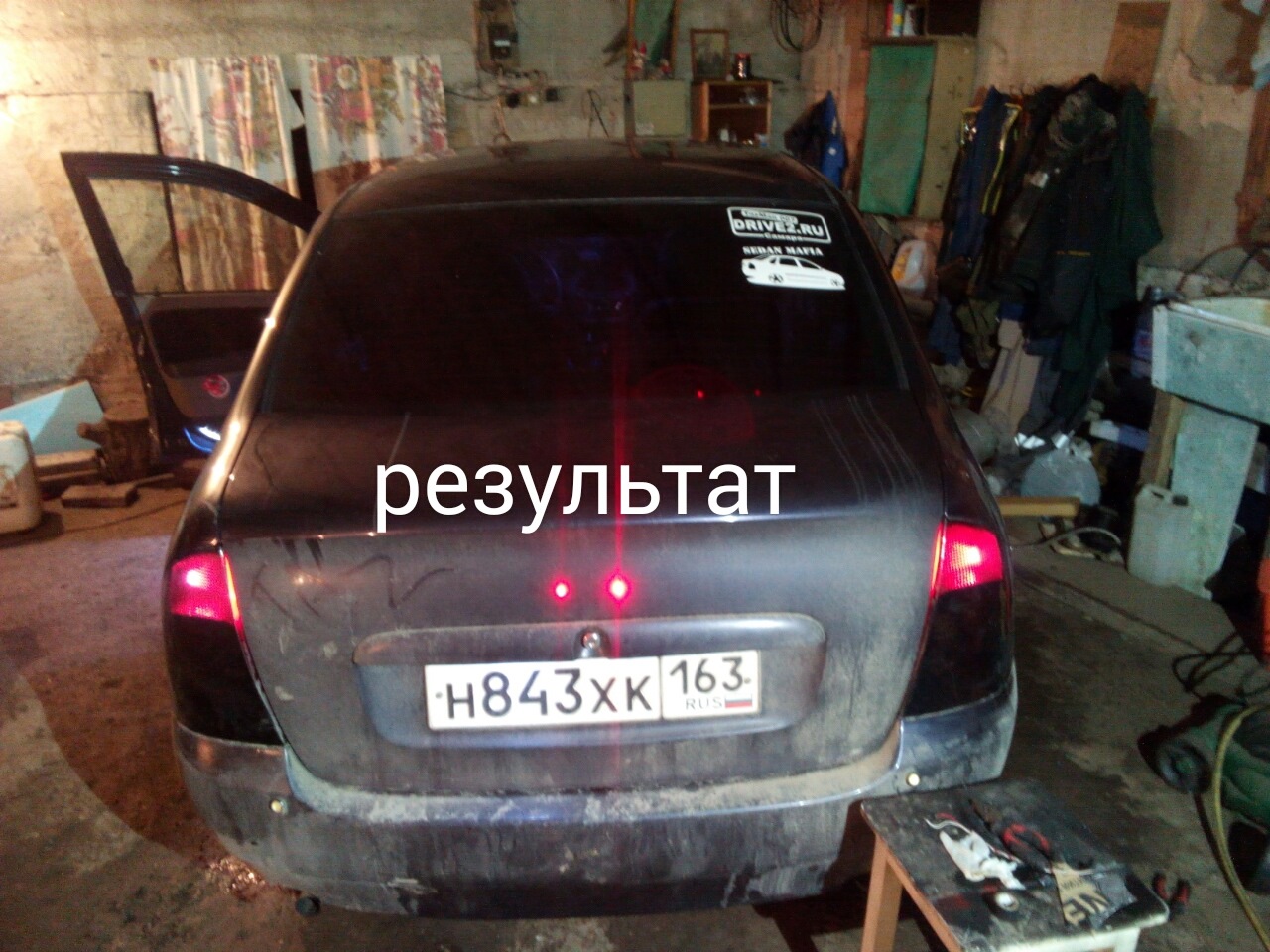 Стоп огни и габариты(меняем местами) — Lada Калина седан, 1,6 л, 2007 ...