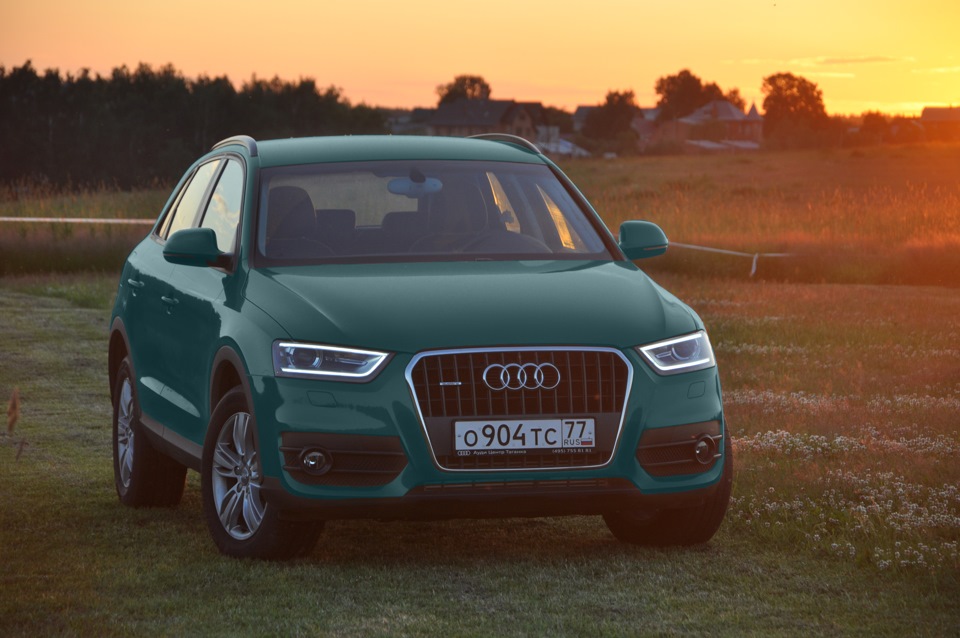 Audi q3 коричневая