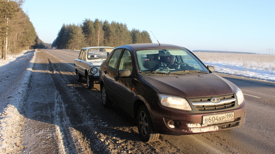 Накладки на пороги — Lada Гранта (1G), 1,6 л, 2012 года | аксессуары ...