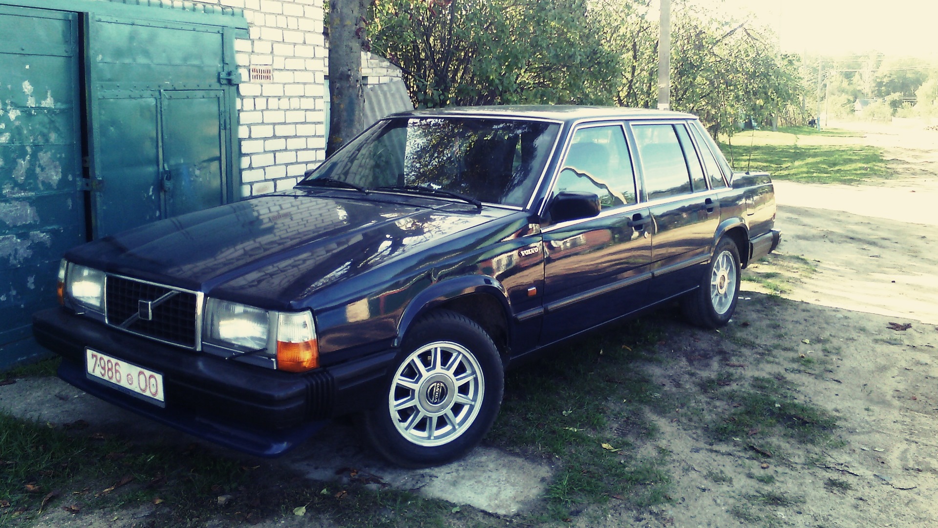 Volvo 740 2.4 дизельный 1990 | Синяя солярка на DRIVE2