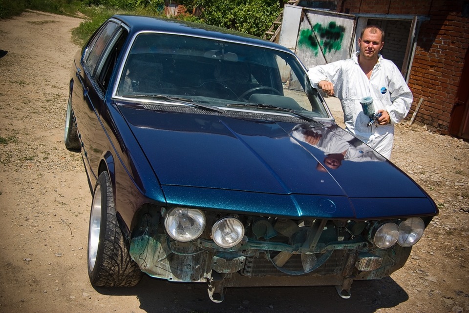 Покраска в хамелеон — BMW 7 series (E23), 2,8 л, 1985 года | кузовной ...