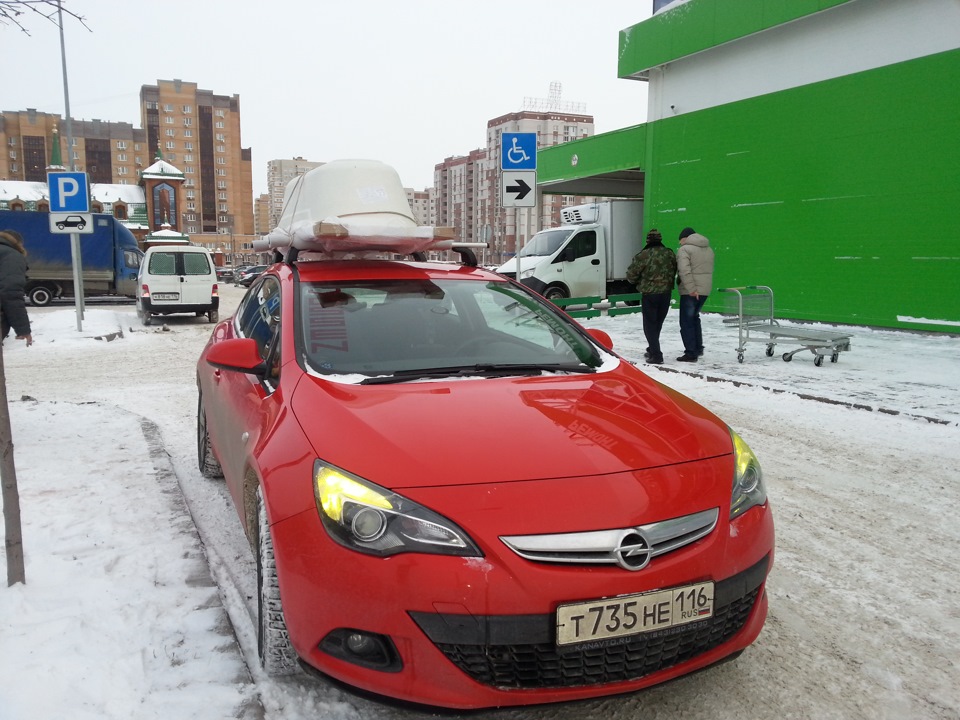 Astra j GTC багажник