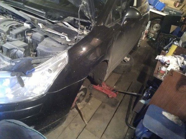Заменил передние амортизаторы. — Citroen C4 (1G), 1,6 л, 2005 года ...
