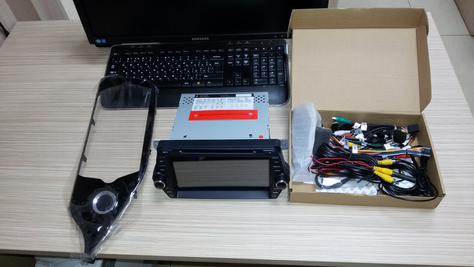 Рамка, ГУ, провода — KIA Ceed (2G)