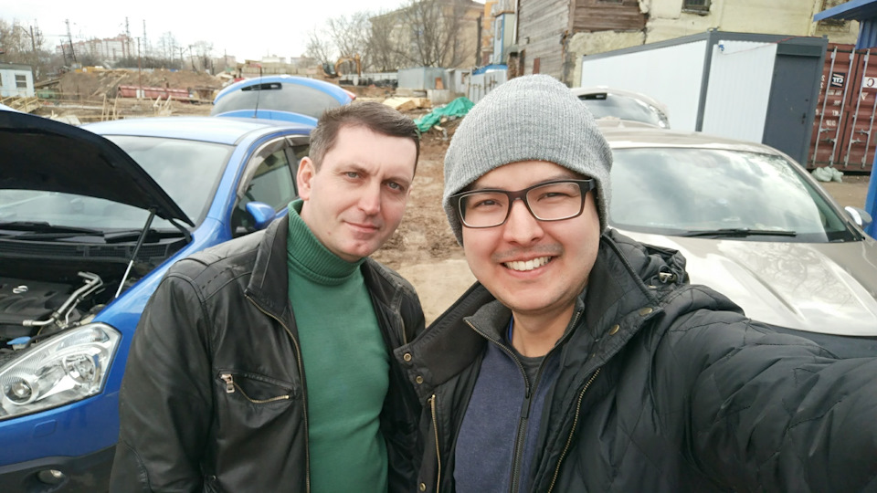 Селфик с первой встречи =) — Nissan Qashqai (1G)